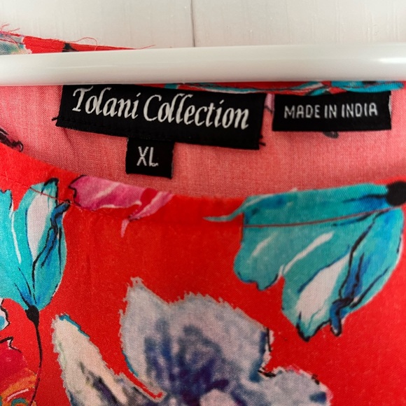 Tolani Collection Spring Poncho, size XL - Picture 2 of 5